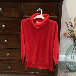 LOFT COWL NECK TUNIC SWEATER